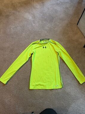Under Armour High-Vis Yellow Long Sleeve Performance Shirt